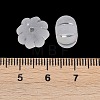 Frosted Transparent Acrylic Beads OACR-P029-03B-06-4