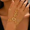 Vintage Brass Wheat Link Ring Bracelets AM3628-3