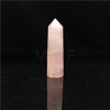 Point Tower Natural Rose Quartz Home Display Decoration PW23030651350-1
