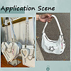 10Pcs Alloy Keychain Clasps KEYC-SC0001-79A-4