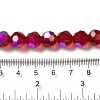 Electroplate Transparent Glass Beads Strands LS-EGLA-A035-T10mm-L07-4