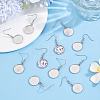 60Pcs 304 Stainless Steel Earring Hooks STAS-BBC0009-93C-4