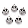 304 Stainless Steel European Style Large Hole Beads STAS-T072-122AS-1