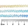 Transparent Painted Glass Beads Strands X1-DGLA-A034-T4mm-A13-3