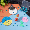 70Pcs 2 Styles Glass Cabochons GLAA-TADJ0001-18E-6