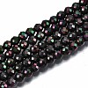 Electroplate Non-magnetic Synthetic Hematite Beads Strands G-T114-60B-07-1