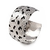 Hammered Brass Enamel Cuff Bangles BJEW-A163-05P-4