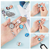 DIY Interchangeable Dome Office Lanyard ID Badge Holder Necklace Making Kit DIY-SC0021-97F-3