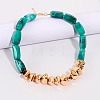Resin & CCB Plastic & Alloy Beaded Necklaces FS-WG89AB9-04-1
