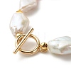 Irregular Natural Pearl Beaded Bracelet for Women BJEW-TA00031-6