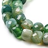 Natural Agate Dyed Beads Strands G-H028-A08-03-4