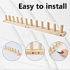 Wooden Knitting Loom Frame KNIT-WH0007-004-3