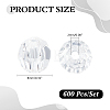 600Pcs Round Transparent Acrylic Beads MACR-ME0001-24-2