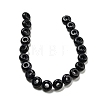 Synthetic Blue Goldstone Beads Strands G-P536-A18-01-3