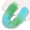Transparent Painted Glass Beads Strands X1-DGLA-A034-T3mm-A16-1