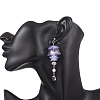 Jellyfish 304 Stainless Steel Shell Pearl Dangle Stud Earrings EJEW-TA00773-02-2