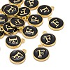 Golden Plated Alloy Charms ENAM-S118-02F-4