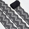 Nylon Embroidery Fan Ribbon OCOR-WH0078-181-5