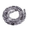 Crackle Transparent Glass Beads Strands GLAA-N068-05A-01-2