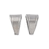 Tarnish Resistant 304 Stainless Steel Snap on Bails STAS-G127-02P-1