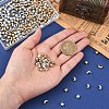 400Pcs 4 Styles CCB Plastic Beads CCB-YW0001-81-3
