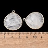 Natural Quartz Crystal Pendants G-B009-07G-W-5