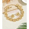 Iron Stud Earring & Necklaces for Women WG8683E-01-3