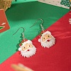 Imitation Leather & Resin Dangle Earrings FS-WG3DD99-02-2