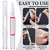60Pcs Transparent PP Twist Pens MRMJ-AR0001-31-4