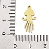 201 Stainless Steel Pendants STAS-U016-08G-04-3