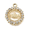 UV Plating Alloy Crystal Rhinestone Pendants RB-CBAD37D-08G-1