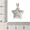 Brass Micro Pave Cubic Zirconia Pendants KK-A228-03P-3