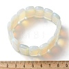 Handmade Lampwork Beaded Stretch Bracelets for Men Women BJEW-G738-01C-09-5