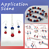 Independence Day Acrylic/ABS Plastic Imitation Pearl OACR-SP0001-66B-01-5