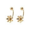 304 Stainless Steel Stud Earrings X-EJEW-E603-01B-G-1
