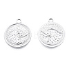 201 Stainless Steel Pendants STAS-N098-248P-1