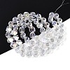 Electroplate Glass Beads Strands EGLA-T021-21A-2