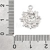 304 Stainless Steel Pendant Rhinestone Settings SA-CBA0563-33P-3