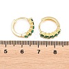 Brass Micro Pave Cubic Zirconia Hoop Earrings EJEW-P346-09G-01-5