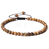 Adjustable Women's Picture Jasper Beaded Bracelet CN3407-33-1