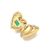 Brass Micro Pave Cubic Zirconia Locket Pendants LS-KK-F905-05G-03-2