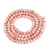 Anti-Tarnish Electroplate Rondelle Glass Beads Strands EGLA-T021-3mm-17-15-2