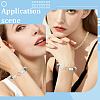 2Pcs 925 Sterling Silver Spring Gate Rings STER-SC0001-53-6