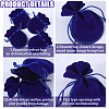 20Pcs Gourd Velvet Drawstring Bags TP-BBC0001-07A-03-6
