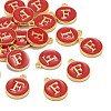 Golden Plated Alloy Enamel Charms LS-ENAM-S118-03F-4