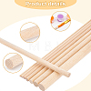   150Pcs 7 Style Round Wooden Sticks DIY-PH0008-41-5