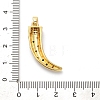 Brass Micro Pave Cubic Zirconia Pendants KK-M314-10G-02-3