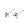 Non-Tarnish 316 Surgical Stainless Steel Stud Earring Setting STAS-S117-023C-1