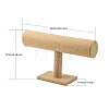 Linen T-Bar Bracelet Display Stands X-BDIS-WH0003-04B-3