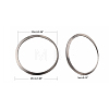 201 Stainless Steel Linking Rings X-STAS-F192-001P-03-2